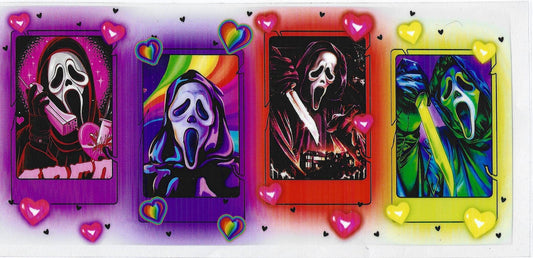 Rainbow Ghostface cup