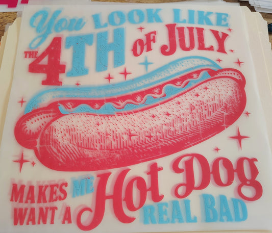 4th of July Hot Dog