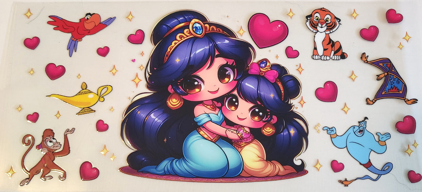 Princess Jasmine & Child- Cup