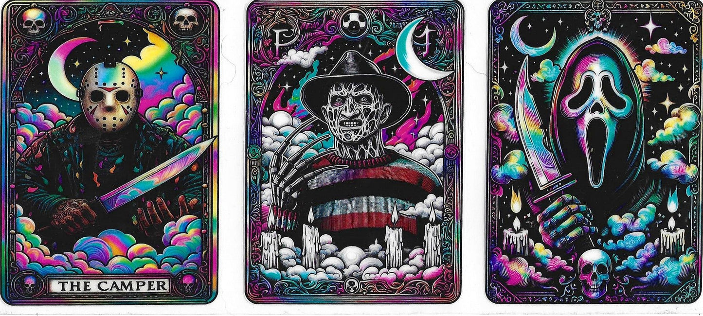Trio Horror Tarot wrap