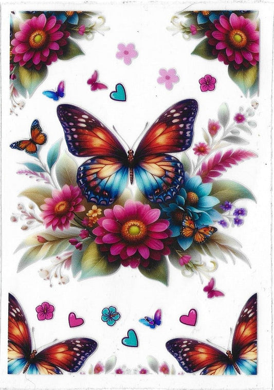 Floral Butterfly mini wrap