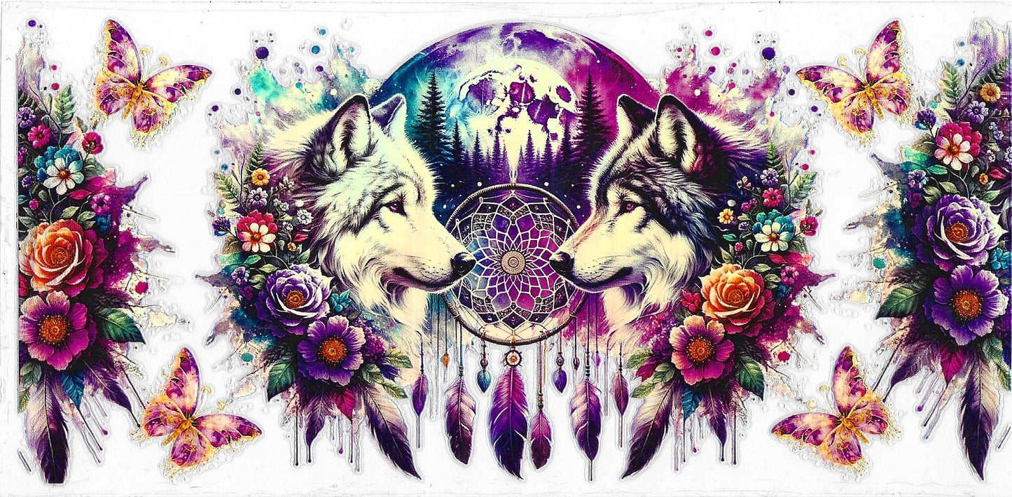 Wolves & Dream Catcher-wrap
