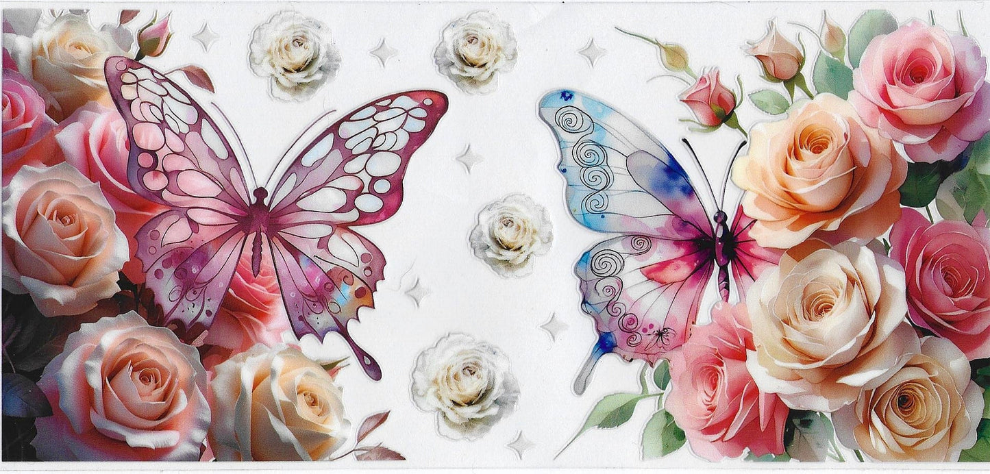 Floral Butterflies cup