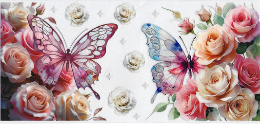 Floral Butterflies cup