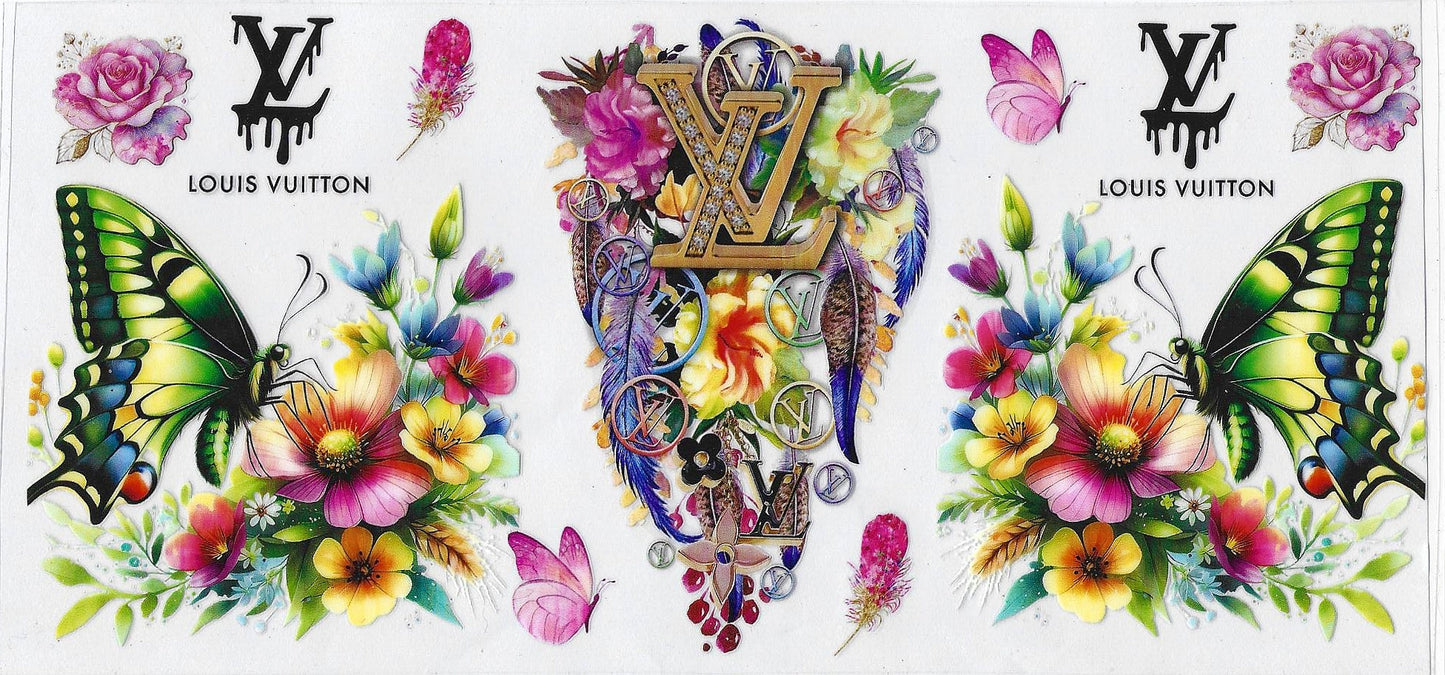 L.V. Butterflies cup