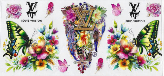 L.V. Butterflies cup