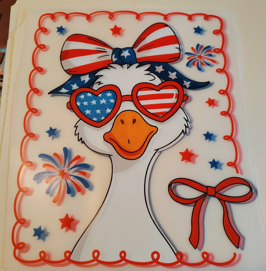 Patriotic Girly Goose