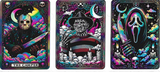 Trio Horror Tarot wrap